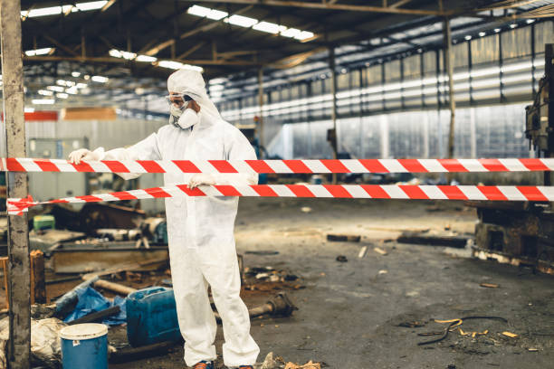 Professional Biohazard technician working in Riverdale, IL